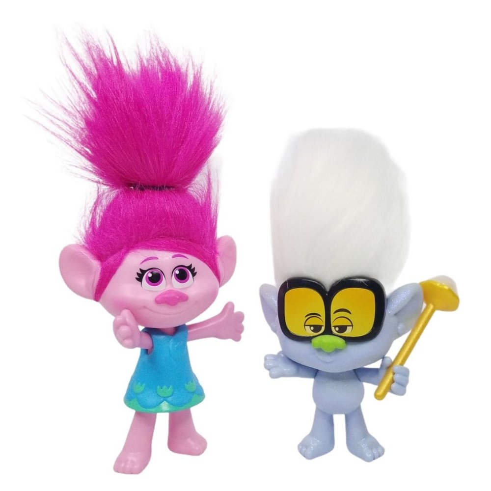 Hasbro Trolls Poppy Tiny Diamond World Tour Doll Figures Movable Arms Dreamworks